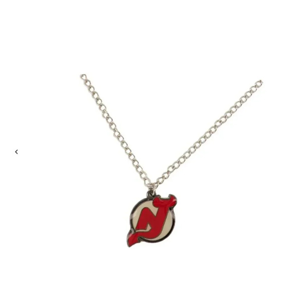 NHL New Jersey Devils Earrings / Necklace Combo - Picture 3 of 3